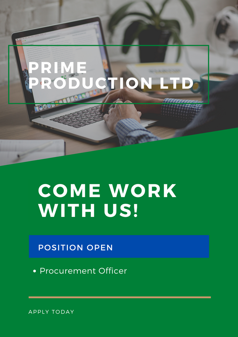 Prime Production - Procurement Officer